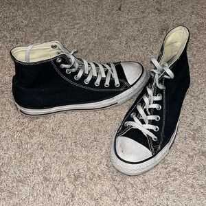 High top converse black